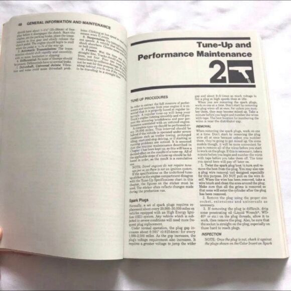 Chilton Repair Manual Auto Tune Up Chevy S-10 Blazer GMC S-15 Jimmy 1982-87 - Picture 5 of 7
